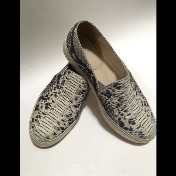 Stuart Weitzman Nugget Snake-Print Slip-On Sneaker - Picture 13 of 16